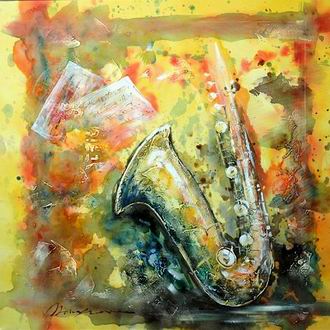 Musical Instrument oil painting